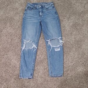 American Eagle Outfitters Light Blue Distressed Jeans